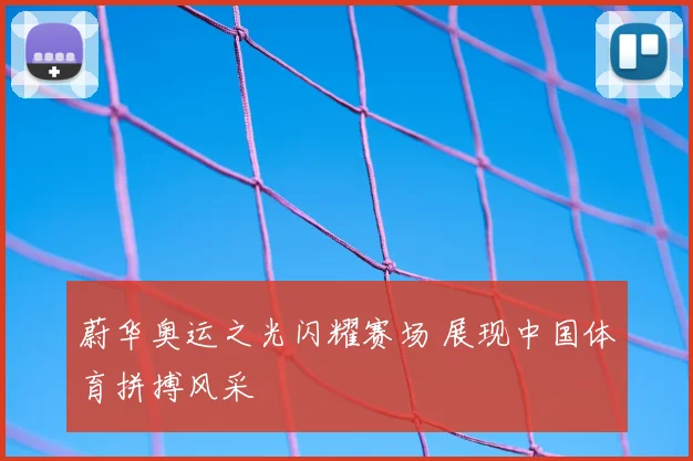 蔚华奥运之光闪耀赛场 展现中国体育拼搏风采